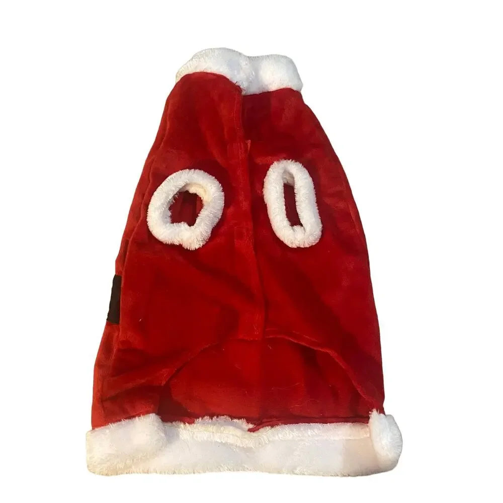 Santa Clause Christmas Outfit for Small Dog Sz L